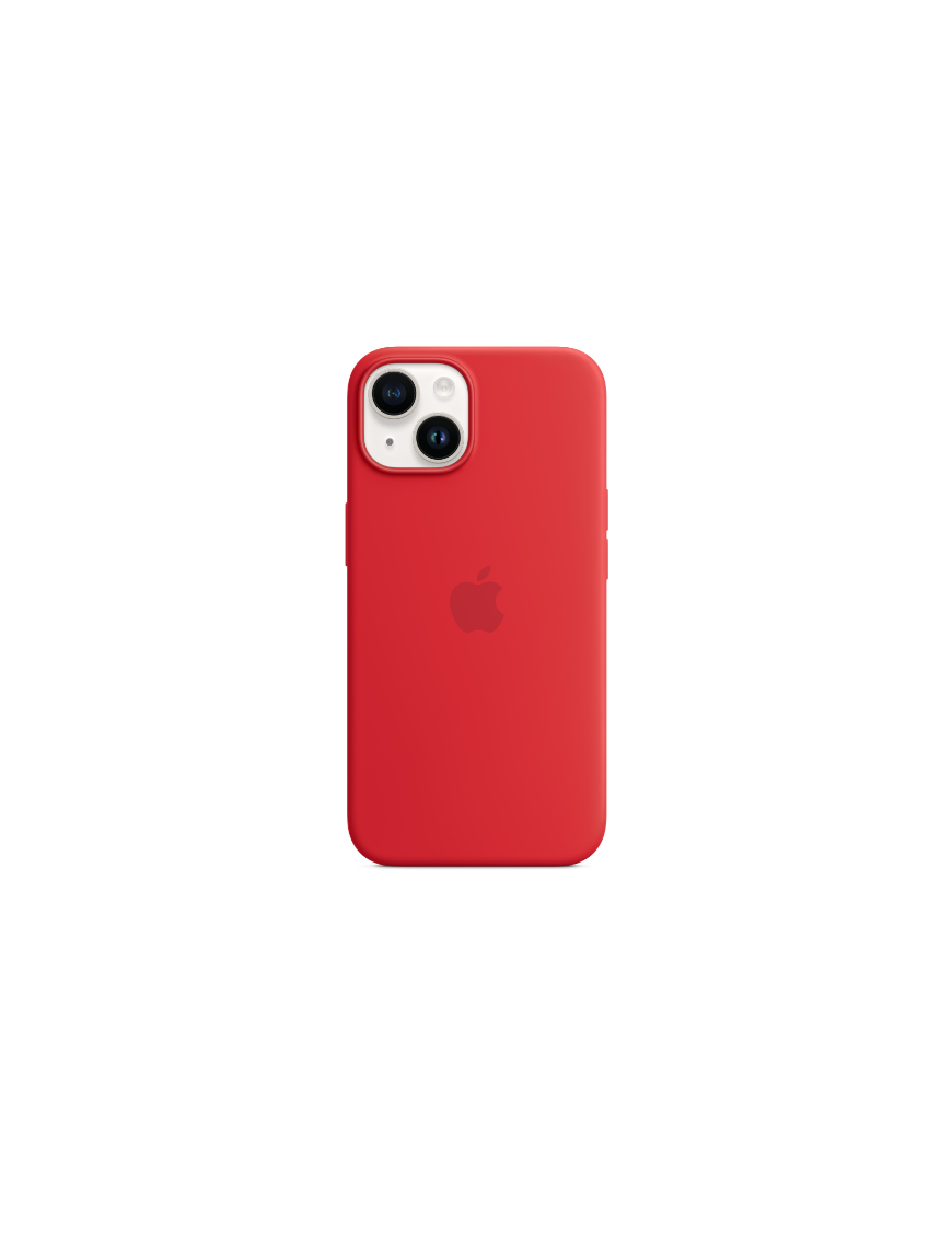 Coque en silicone avec MagSafe pour iPhone 14 - (PRODUCT)RED - Apple (FR)