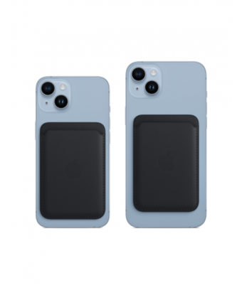 Porte-cartes en cuir avec MagSafe pour iPhone