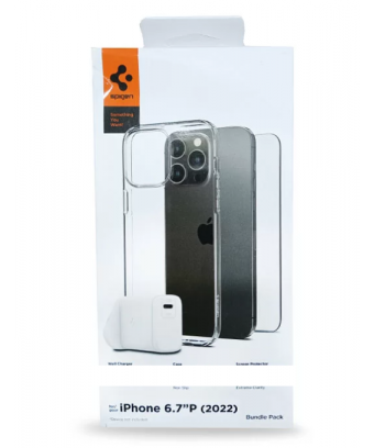 Pack Spigen pour iPhone 14 Pro avec Etui