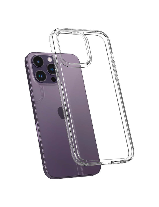 Etui Spigen Crystal Hybrid Transparent pour iPhone 14 Pro Max