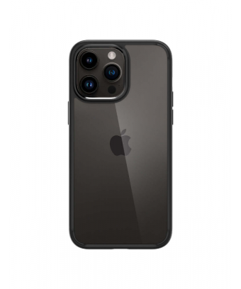 Etui SPIGEN Crystal Hybrid Black pour iPhone 14 Pro