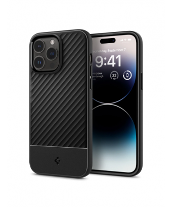 ETUI SPIGEN Core Armor MATTE BLACK pour iPhone 14 Pro