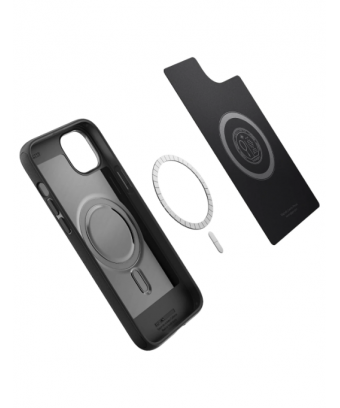 ETUI SPIGEN Core Armor MATTE BLACK compatible MAGSAFE pour iPhone 14