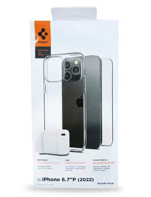 PACK SPIGEN POUR IPHONE 14 PRO MAX