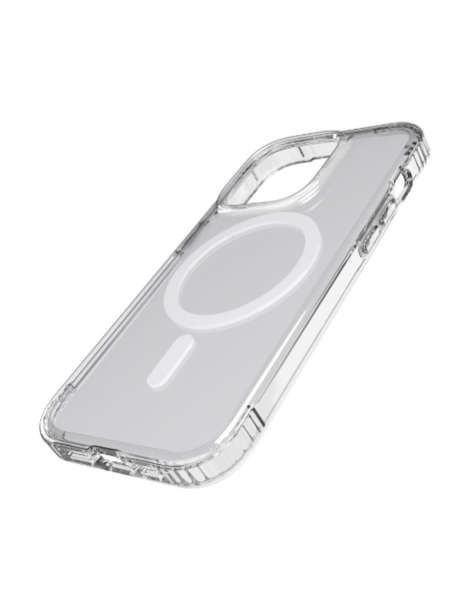 Etui Tech21 Evo Clear Transparent compatible MagSafe pour iPhone 14 Pro