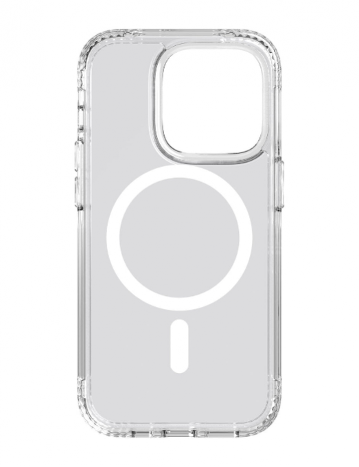 Étui de téléphone transparent compatible avec le chargeur Magsafe