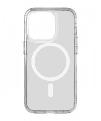 Etui Tech21 Evo Clear Transparent compatible MagSafe pour iPhone 14 Pro