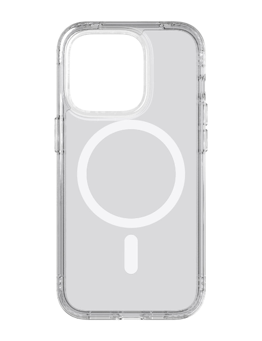 Etui Tech21 Evo Clear Transparent compatible MagSafe pour iPhone 14 Pro