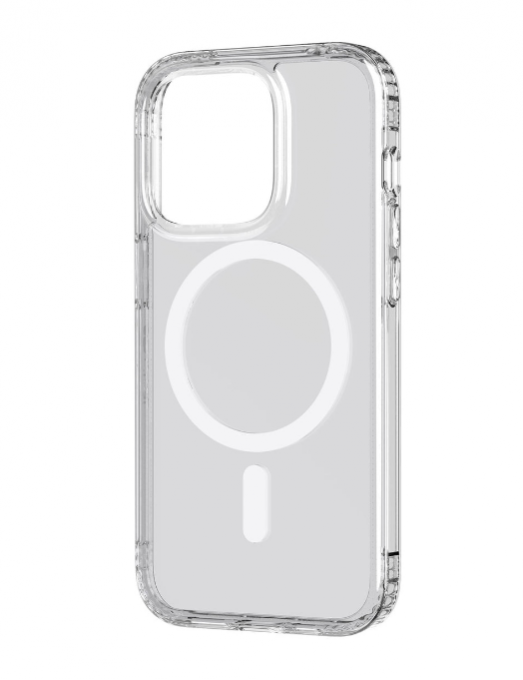Etui Tech21 Evo Clear Transparent compatible MagSafe pour iPhone 14 Pro