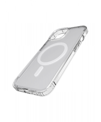 Etui Tech21 Evo Clear Transparent compatible MagSafe pour iPhone 14
