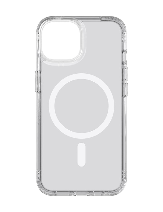 Etui Tech21 Evo Clear Transparent compatible MagSafe pour iPhone 14