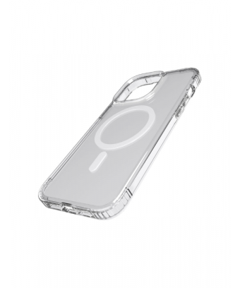 Etui Tech21 Evo Clear Crystal Clear compatible MagSafe pour iPhone 14 Pro MAX