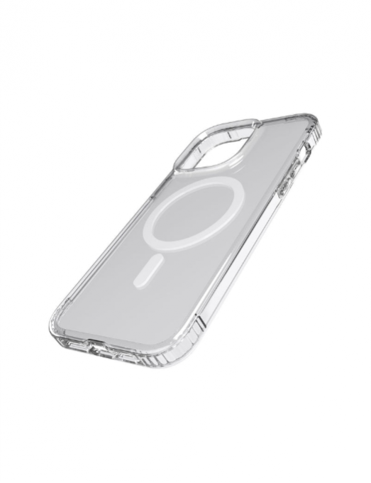 Etui Tech21 Evo Clear Crystal Clear compatible MagSafe pour iPhone 14 Pro MAX