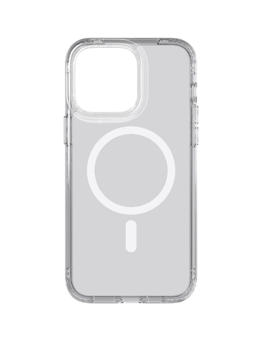 Etui Tech21 Evo Clear Crystal Clear compatible MagSafe pour iPhone 14 Pro MAX