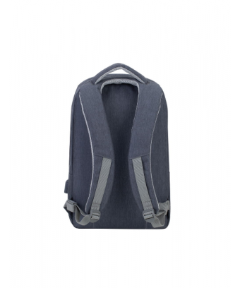 Rivacase Sac à dos anti-vol gris fonce