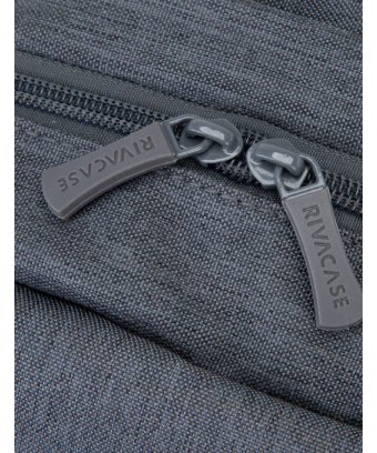 Rivacase Sac à dos anti-vol gris fonce