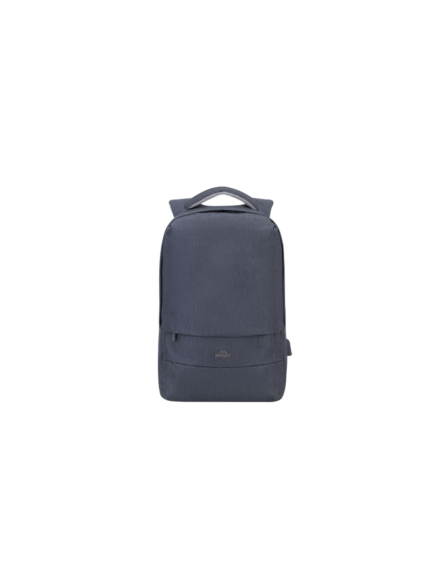 Rivacase Sac à dos anti-vol gris fonce