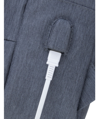 Rivacase Sac à dos anti-vol gris fonce