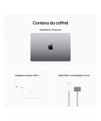 MacBook Pro 14 pouces M2 Pro 16Go 512Go