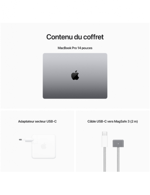 MacBook Pro 14 pouces M2 Pro 16Go 512Go