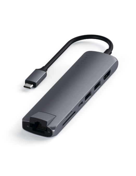 multiport USB-C slim avec adapteur ethernet