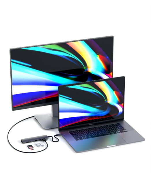 multiport USB-C slim avec adapteur ethernet