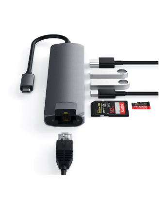 multiport USB-C slim avec adapteur ethernet