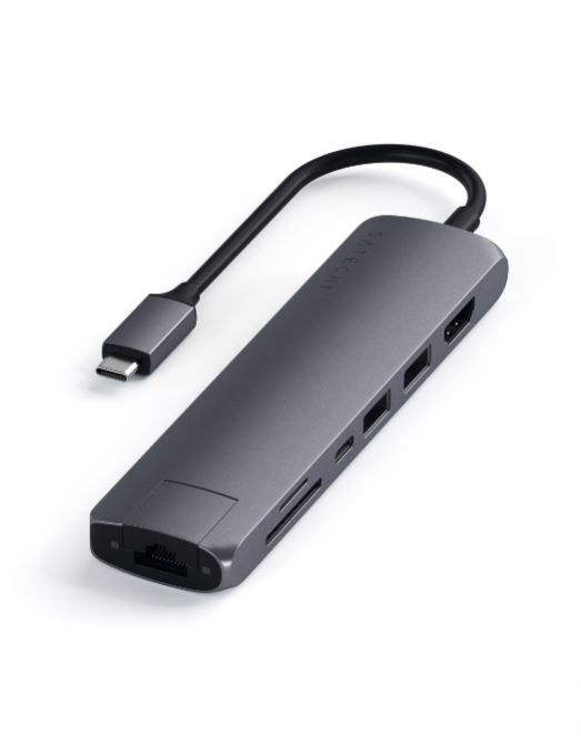 multiport USB-C slim avec adapteur ethernet