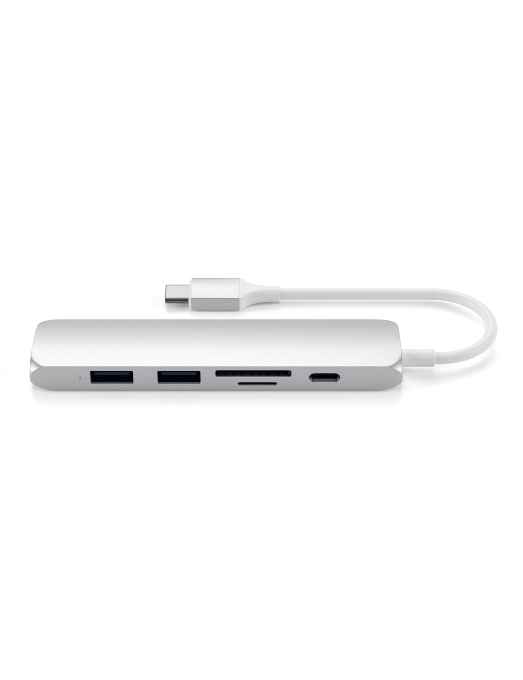 Adaptateur Satechi Mac Type usb c vers HDMI Hub V2 - Argent