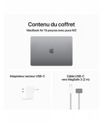 macbook air 15 pouces space gray