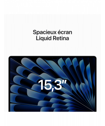 MacBook Air 15 pouces Midnight