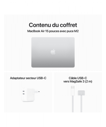 MacBook Air 15 pouces Silver