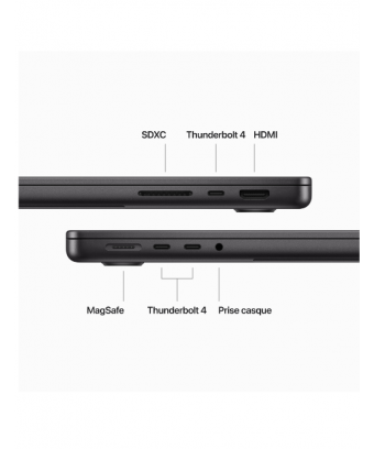 Apple MacBook Pro M3 Pro 14pouces Space Black