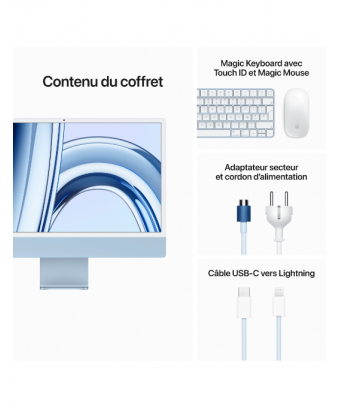 Apple iMac M3 blue