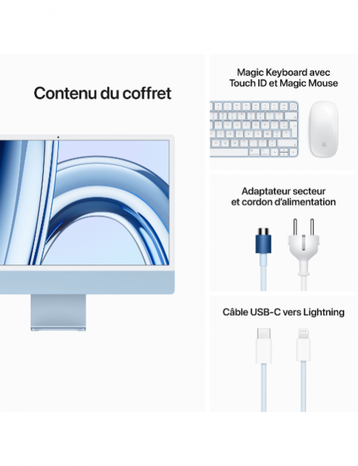 Apple iMac M3 blue