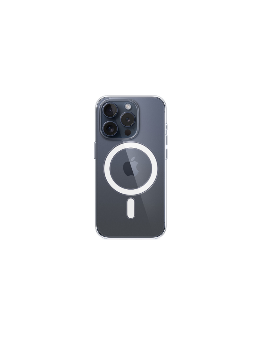 Coque transparente avec MagSafe pour iPhone 15 Pro