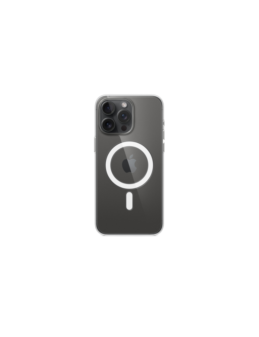 Coque transparente avec MagSafe pour iPhone 15 Pro Max