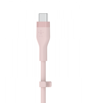 Câble Boostcharge flex usb-c vers usb-c 60W - Rose