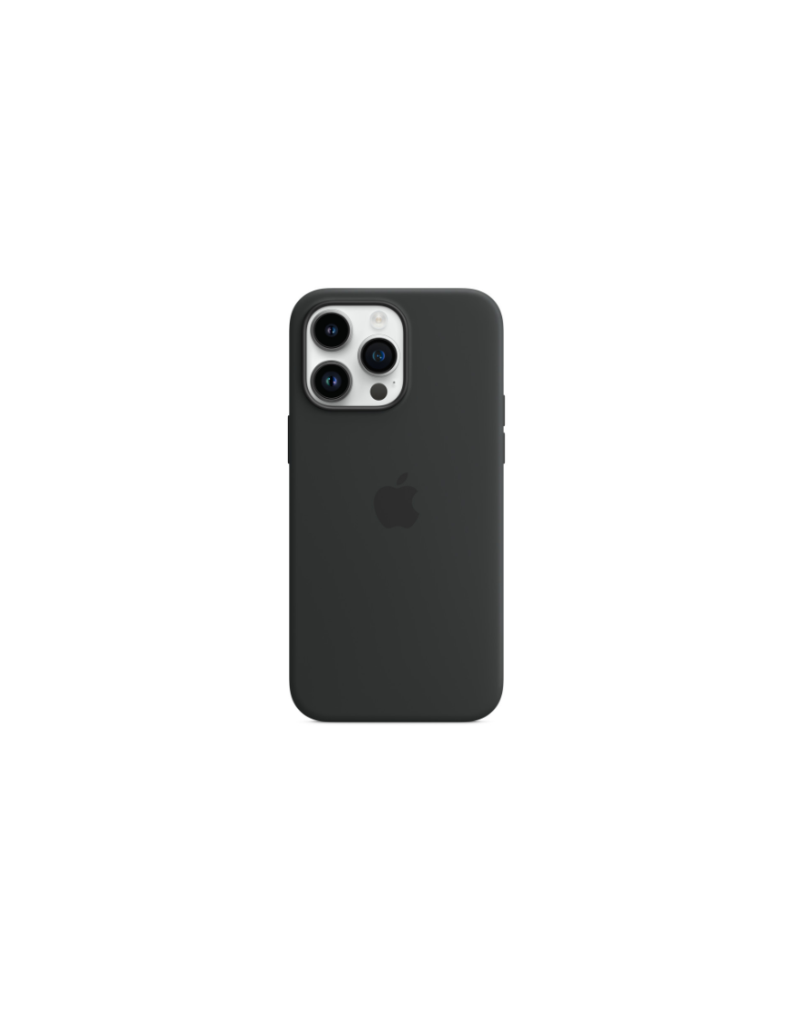 Coque en silicone avec MagSafe pour iPhone 14 Pro Max - Minuit