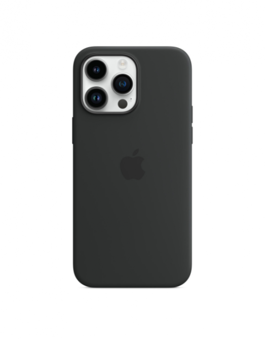 Coque en silicone avec MagSafe pour iPhone 14 Pro Max - Minuit Coque en silicone avec MagSafe pour iPhone 14 Pro Max - Minuit