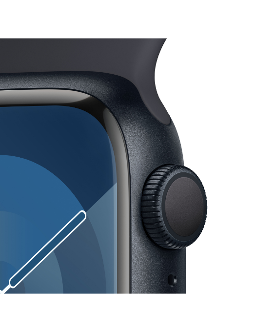 Watch series 9 alu sportband midnight