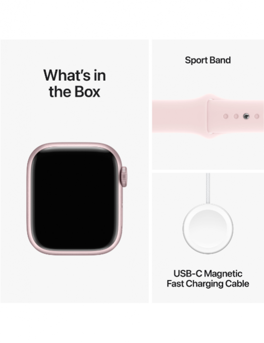 Watch series 9 alu sportband pink