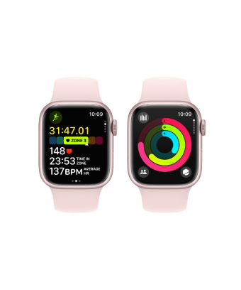 Watch series 9 alu sportband pink