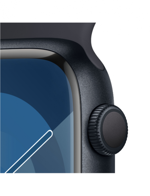 Apple Watch Series 9 alu sport band minuit
