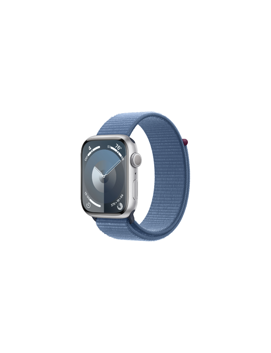 Watch Series 9 GPS Aluminium Silver Sport Loop