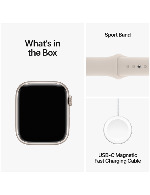 Apple Watch Series 9 GPS Aluminium Starlight