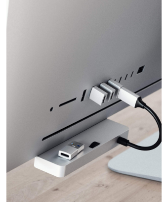 Adaptateur Satechi Type-A vers Type-C Space Gray