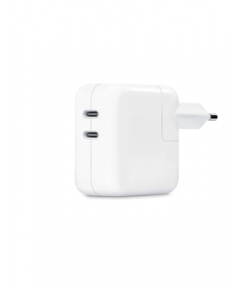 Adaptateur secteur double port USB-C 35 W