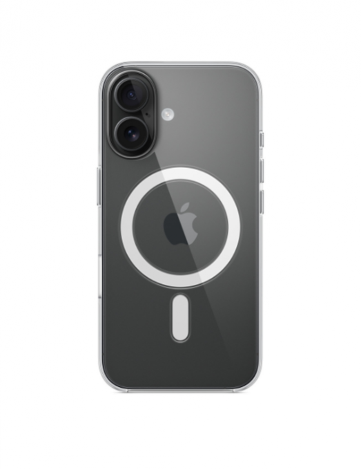 Coque transparente avec MagSafe pour iPhone 16 Coque transparente avec MagSafe pour iPhone 16