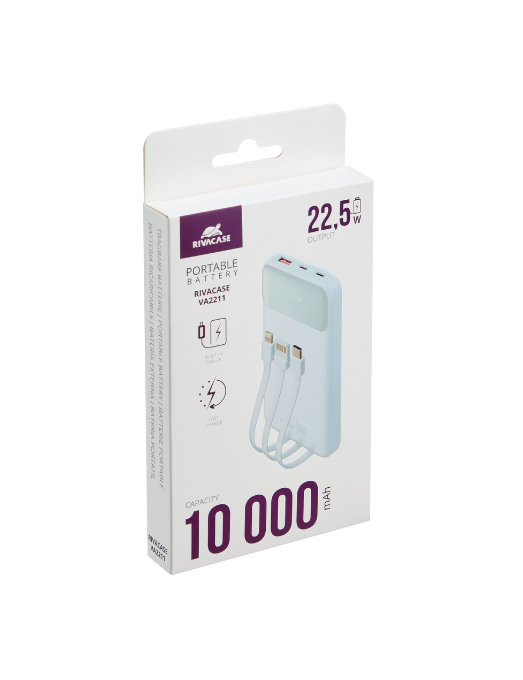 PowerBank Pc Portable RivaCase blanc